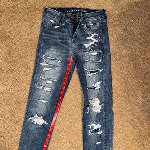 American Eagle destroyed skinny jeans